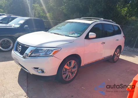 2013 Nissan Pathfinder Platinum из США, поврежденный, VIN 5N1AR2MN9DC629655